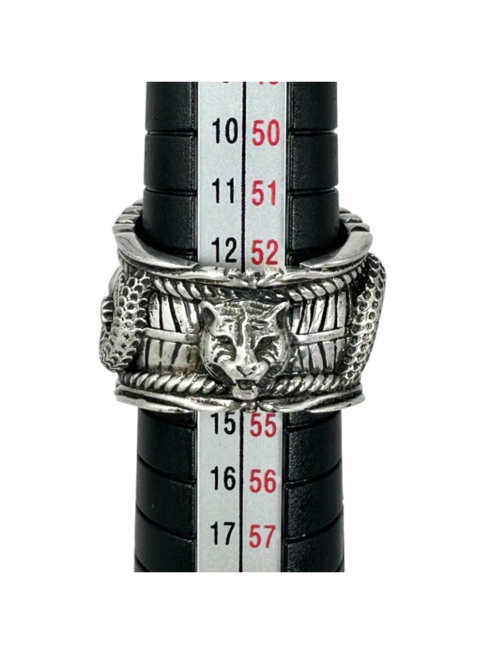 Gucci Ring Snake Malachite Silver - Picture 9 of 9